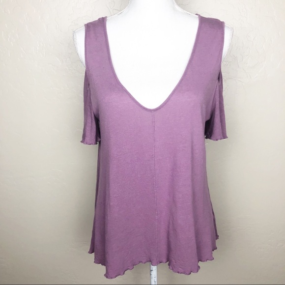 Free People bittersweet cold shoulder top - Picture 4 of 7